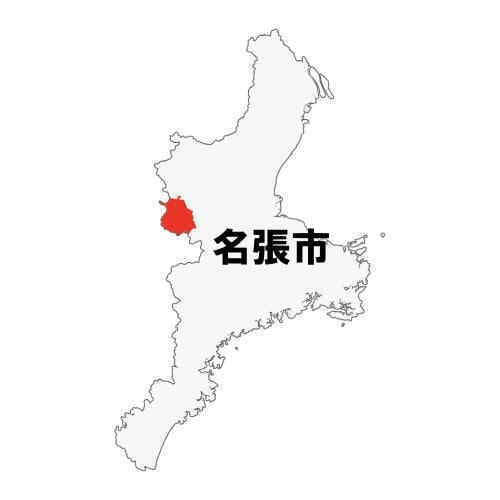 三重県で名張市の位置を示す地図