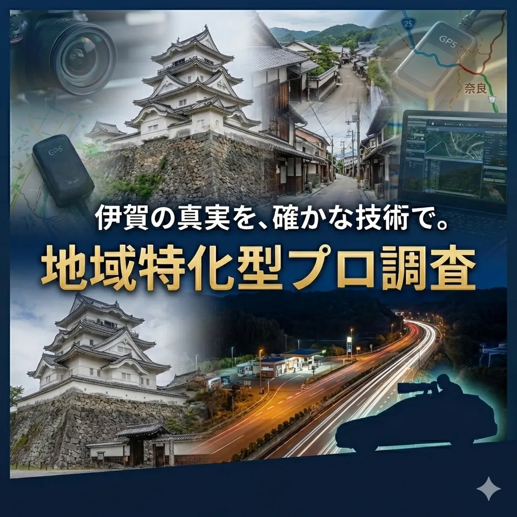 伊賀市の浮気調査・探偵ならガルエージェンシー三重。地元で30年の実績と信頼
