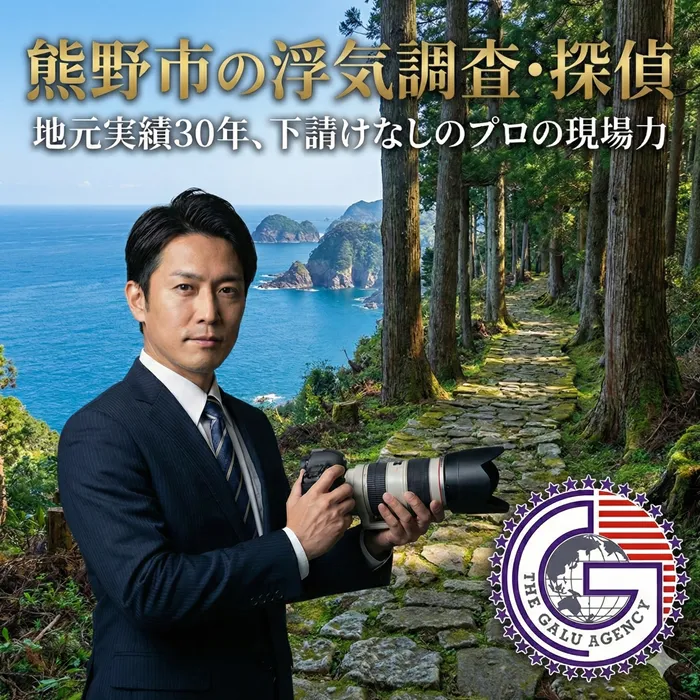 熊野市の浮気調査・探偵ならガルエージェンシー三重。地元で30年の実績と信頼