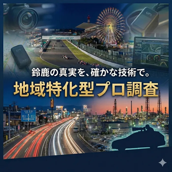 鈴鹿市の浮気調査・探偵ならガルエージェンシー三重。地元で30年の実績と信頼