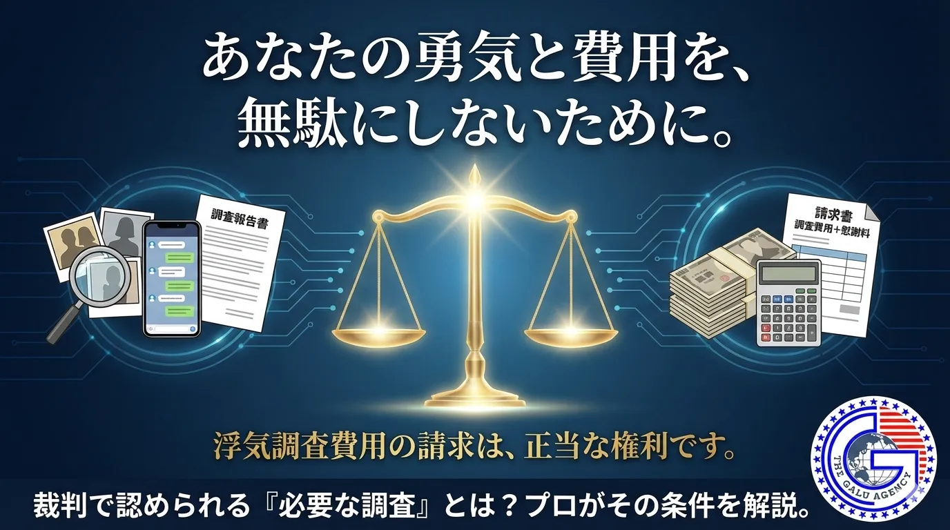 調査費用請求のメリットをまとめた画像